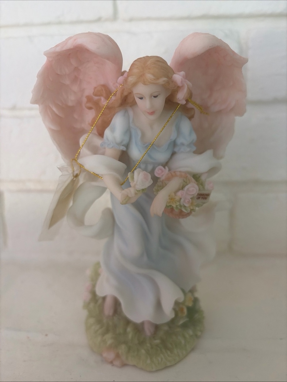 Roman Seraphim Classics 6 1/2" Angel Figurine # 84464 I'm Thinking of You 2002